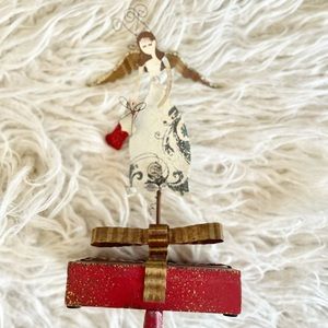 Vintage Christmas Angel Stocking Hanger